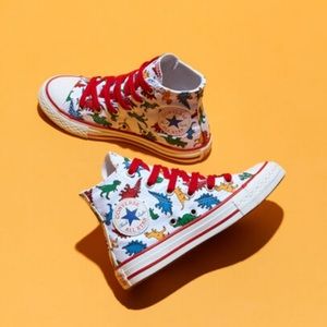 Converse Kids Chuck Taylor All Star Dinoverse High Top Sneakers size 13Y